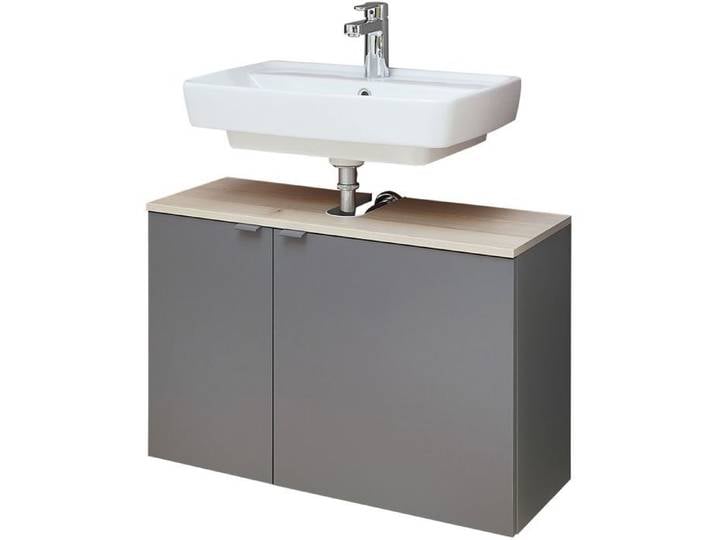 Meuble sous lavabo Pelipal Quickset 394 gris quartz mat/pin polaire 52 9 x 80 x 33 cm