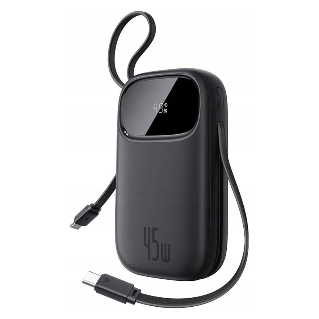 Baseus EnerFill FC31 QPow3 20000 mAh 45W czarny (20000 mAh, 45 W, 45 Wh) (6932172691110)