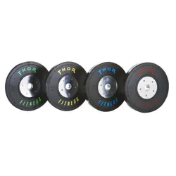 Thor Fitness Schwarz OL Stoßstangen-Gewichtsscheiben 10kg / 50mm (1 Stck)