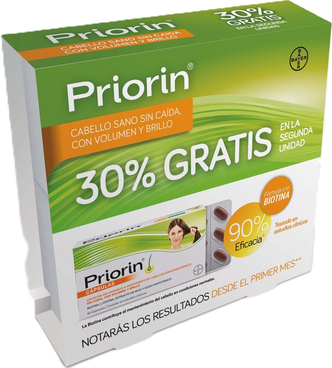 Priorín Priorin Cápsulas Anticaída 2x60caps