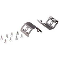 HEITRONIC Zubehör für MECANO - Halteklammer 90° starr, 2er Pack HEI-21409