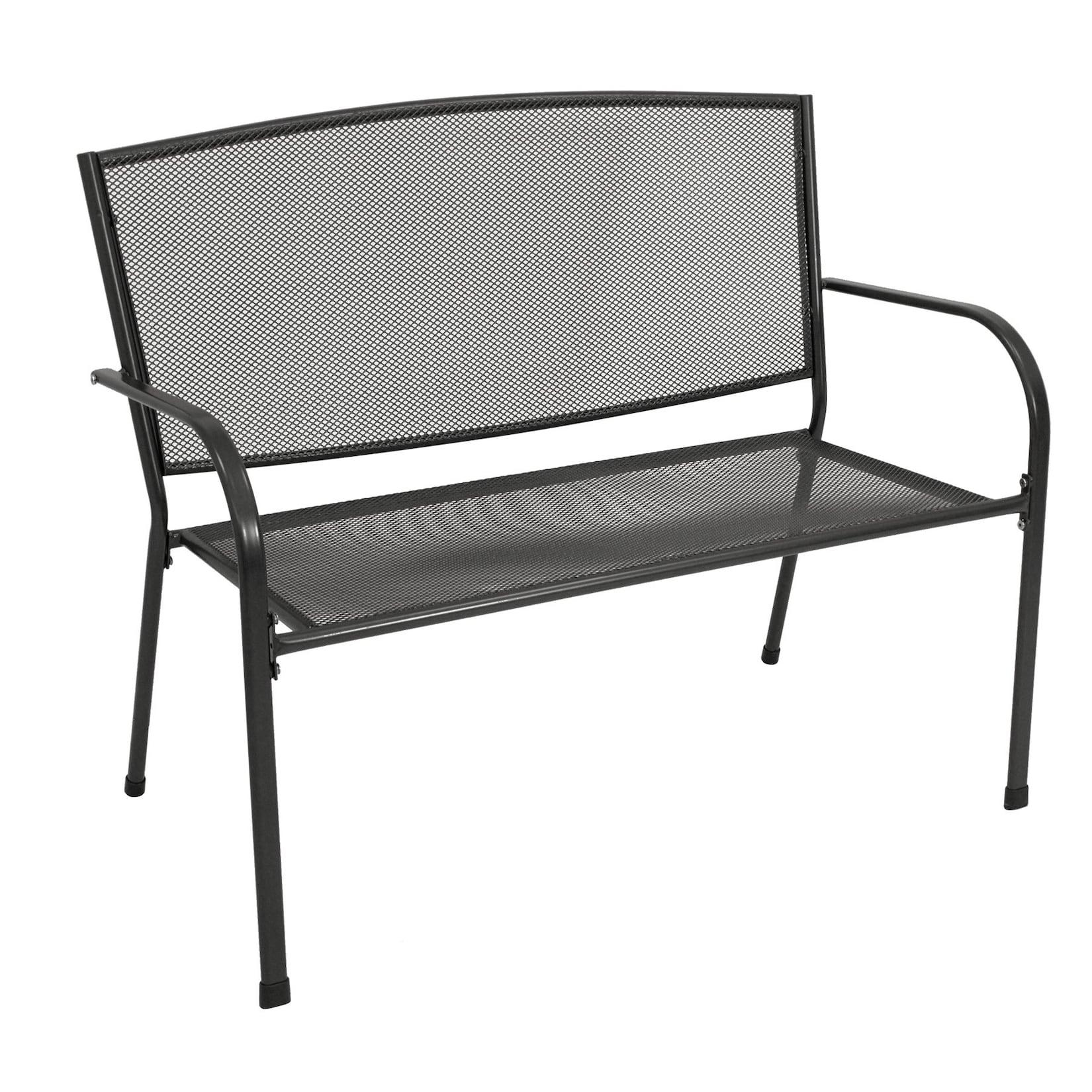 Bank CLASSIC 2-sitzer, Streckmetall anthrazit