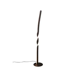 Stehlampe LED Standlampe Leselampe Metall schwarz matt Fußschalter H 110 cm