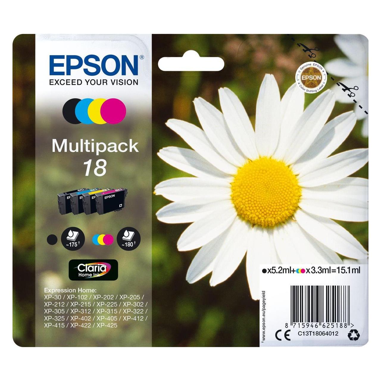 Epson Daisy (BK, C, M, Y) (C13T18064022)
