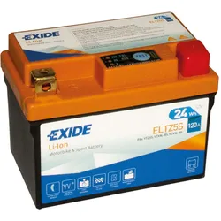Exide ELTZ5S Li-Ion Lithium Motorradbatterie 12V 2Ah 120A
