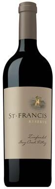 """Saint Francis""" """Saint Francis St. Francis Reserve Zinfandel 2019 Red Wine - California"""