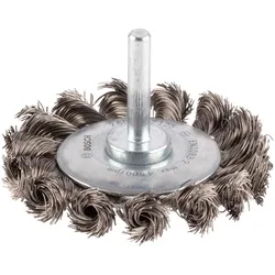 Bosch PRO Scheibenbürste, gezopft, rostfrei, 70 mm, 4500 U/ min - 2608622125
