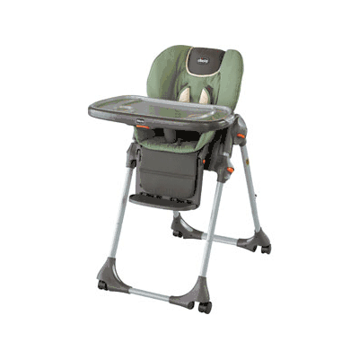 Chicco Polly Double-Pad Highchair in Adventure