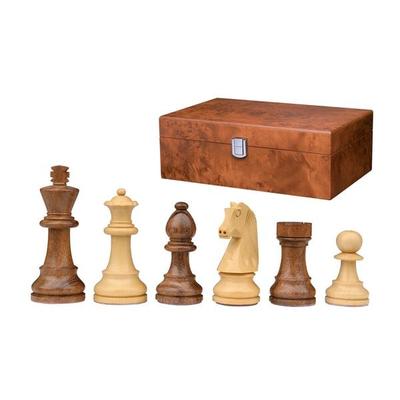 Schachfiguren Artus, Königshöhe 110 mm, gewichtet, In Holzbox