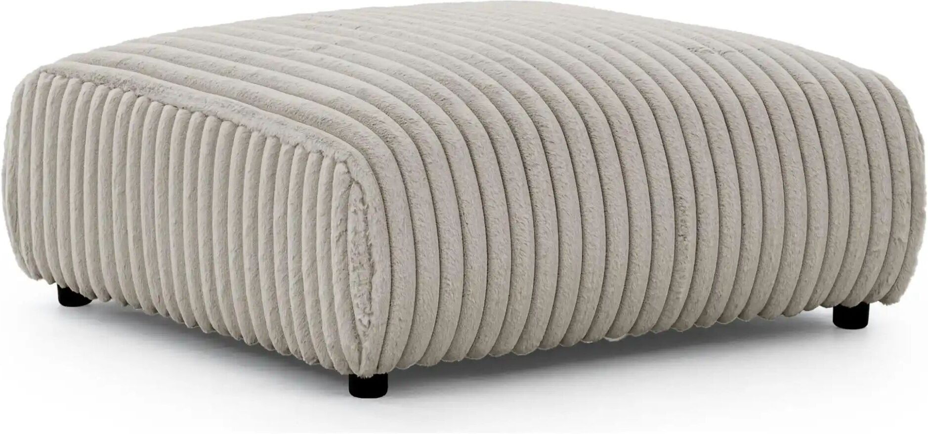 S-STYLE Hocker  Mollis ¦ grau ¦ Maße (cm): B: 88 H: 39
