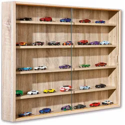 Inter Link Sammlervitrine Gewürzschrank Hängevitrine Wandregal Collecty - Eiche Nachbildung