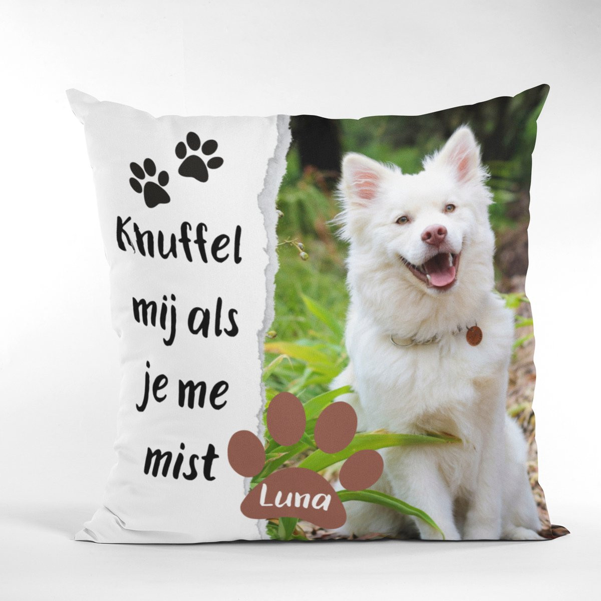 Knuffel mij als je me mist knuffel van polyester, 30 cm
