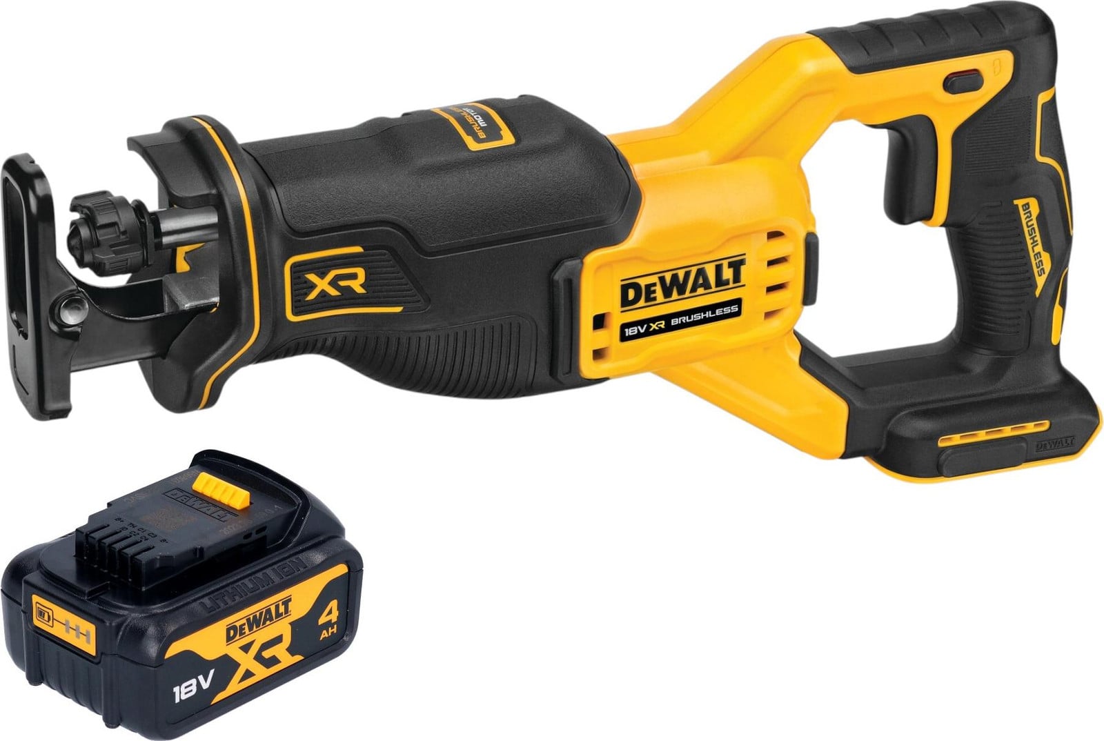 DeWalt DCS 382 N accu reciprozaag 18 V borstelloos met 1x 4,0 Ah accu
