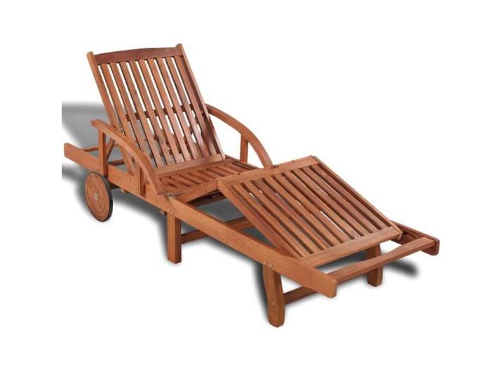 Chaise longue Bois d'acacia solide