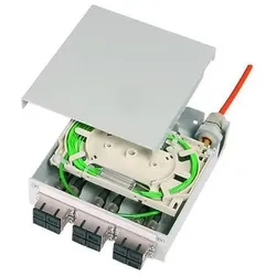 Telegärtner TS-Verteiler 6xSCD Spleisskassette, Server Zubehör, Grau