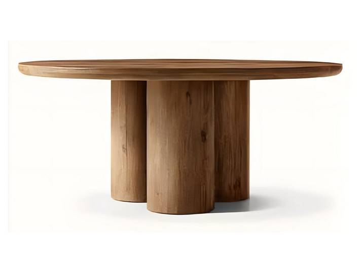 JVmoebel Esstisch Runder Holztisch mit eleganter Oberfläche und harmonischem Design (Packung, 1-St., Maße Esstisch), Made in Europe