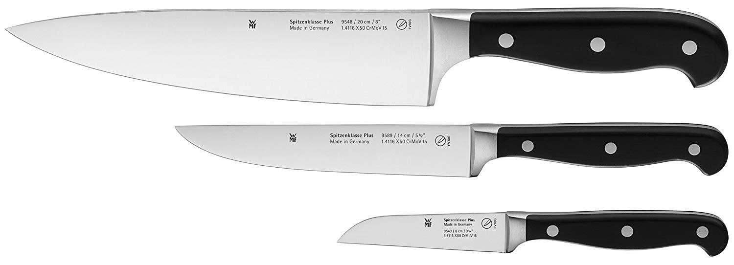 Solidchoice 3-delige keukenmessen set met gesmede chefmes