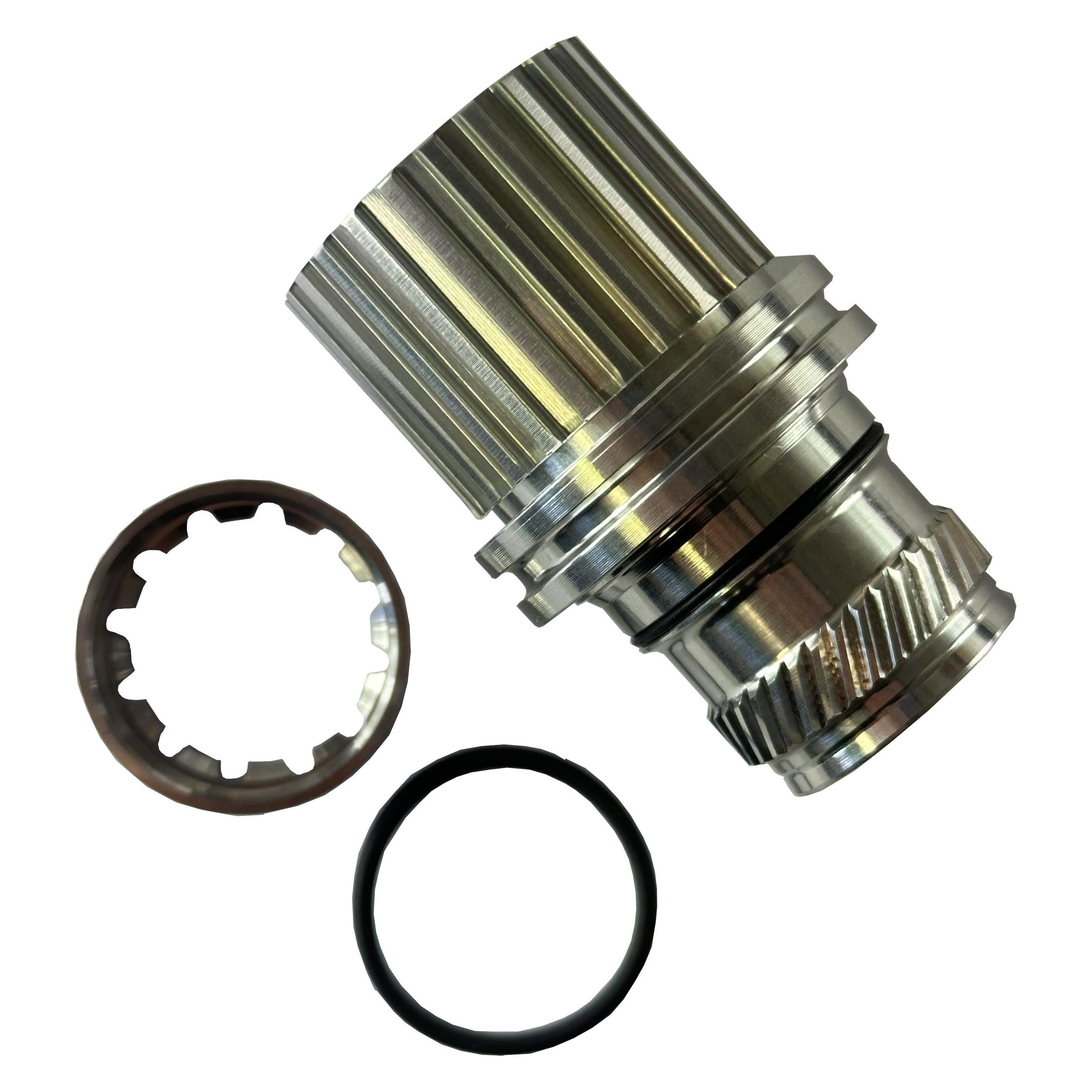 Chris King R45 Freilaufkörper Conversion Kit ohne Achse Shimano Microspline, Ceramic-Lager, silver (54717403)