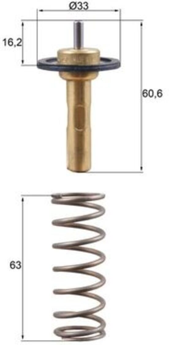 Thermostat, Kühlmittel MAHLE TX 311 90D