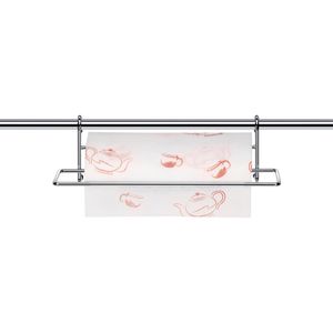 Tescoma Küchenrollenhalter Monti 900054, Metall silber, Wandrollenhalter
