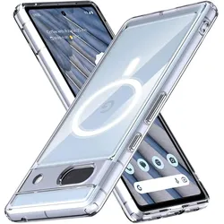 Screenguard Magnetic Case (Google Pixel 7a), Smartphone Hülle, Transparent
