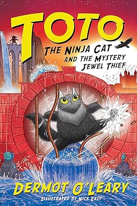 Hodder Children's Books Toto the Ninja Cat and the Mystery Jewel Thief Book 4 by Dermot O'Leary - Paperback - Ages 7-9 - Funny Animal Mystery Adventure Book