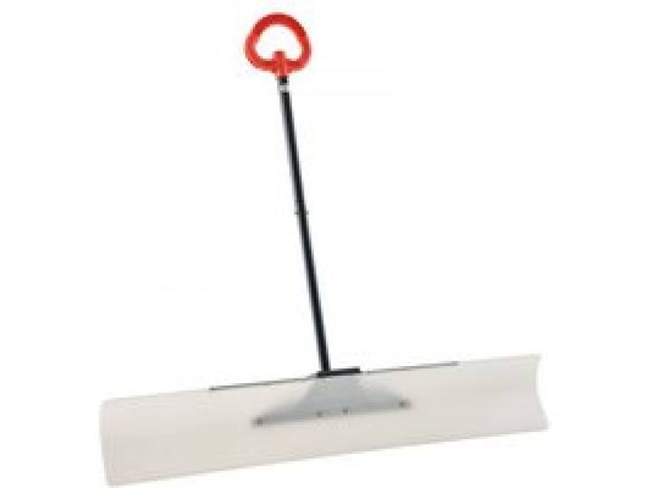 VEVOR Schneeschaufel, 1235x1250 mm Schneeräumer mit ergonomischem Griff, HDPE-Schaufelblatt, Schneeräumwerkzeug, tragbarer Schneeschieber zum Reinigen von Einfahrten, Treppen und Gehwegen