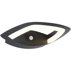 PAULMANN LED-Wandanbauleuchte 15W 3000K Akena 948.38 800lm anthrazit Konverter