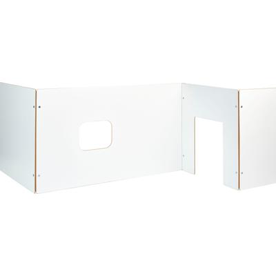 Raumteiler TOJO "kids Wand", weiß, MDF, Regale, Raumteiler, Spielwand für individuelle Spielwelten, Höhe 70 cm