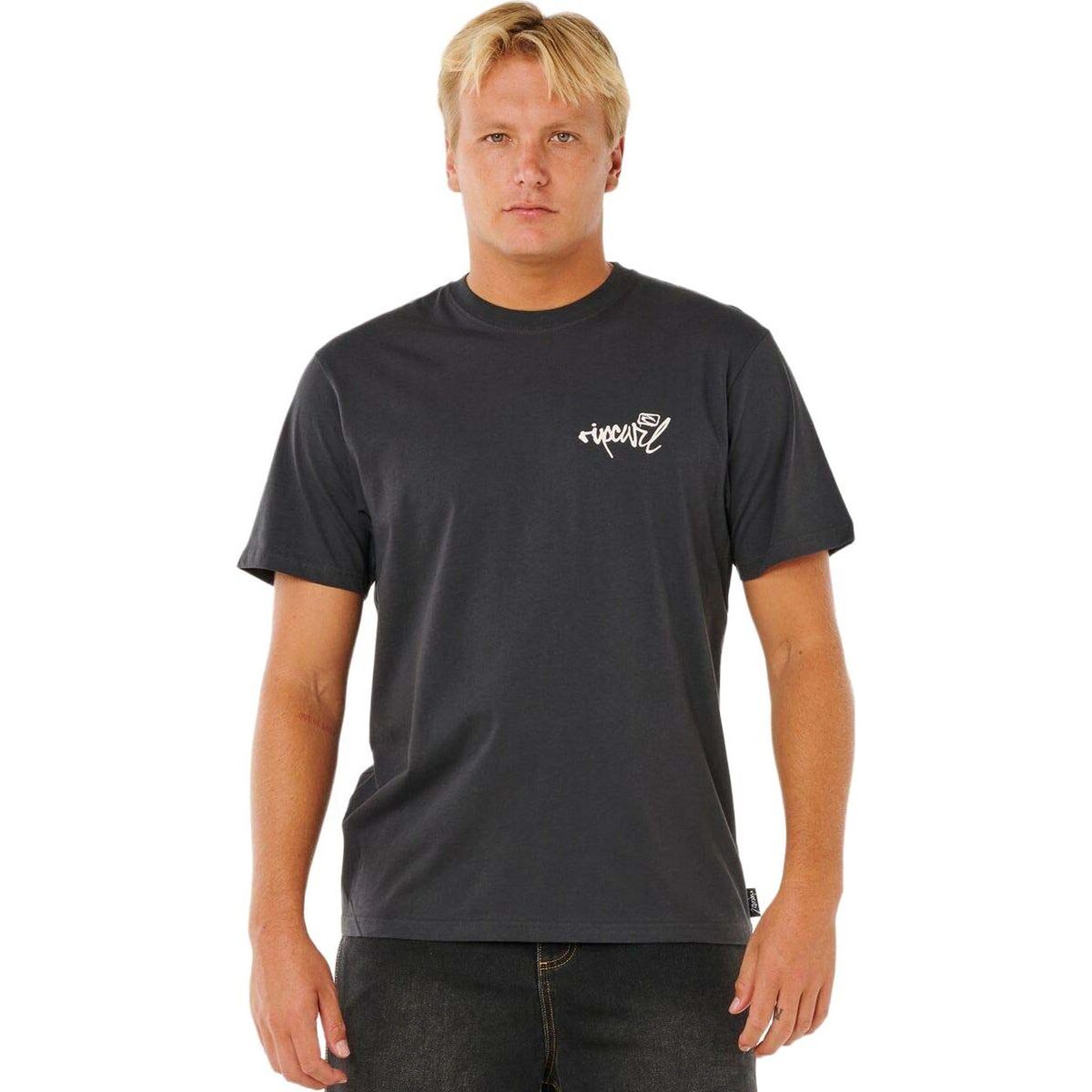 RipCurl Inner Visions Hack Tee washed black (8264) L 0XVMTE-8264-L