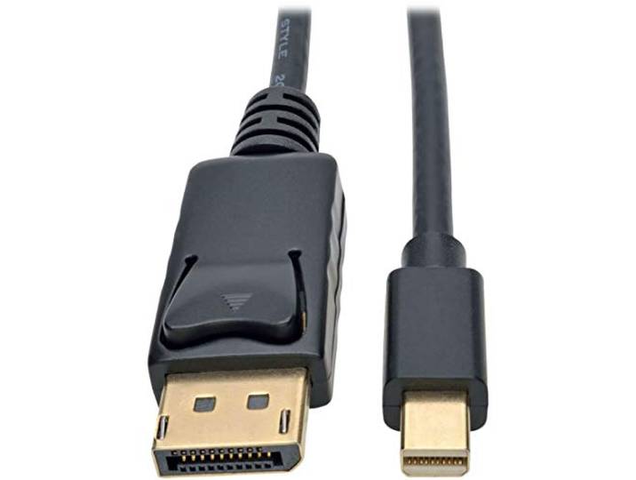 Tripp Lite (1,83 m) Mini DisplayPort-naar-DisplayPort-adapterkabel (M/M) 4096 x 2160 4K @ 60Hz (zwart)