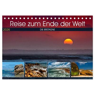 Die Bretagne - Eine Reise zum Ende der Welt (Tischkalender 2026 DIN A5 quer), CALVENDO Monatskalender