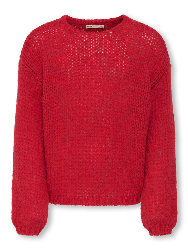KIDS ONLY Pullover "Nordic" in Rot - 122/128