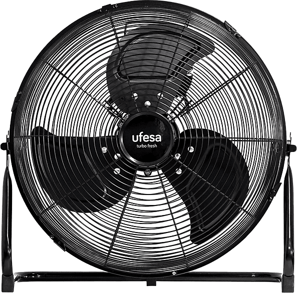 REACONDICIONADO Seminuevo Muy bueno Ventilador industrial - Ufesa FF0350, 3 velocidades, 70W, 35 cm, Inclinable, Negro