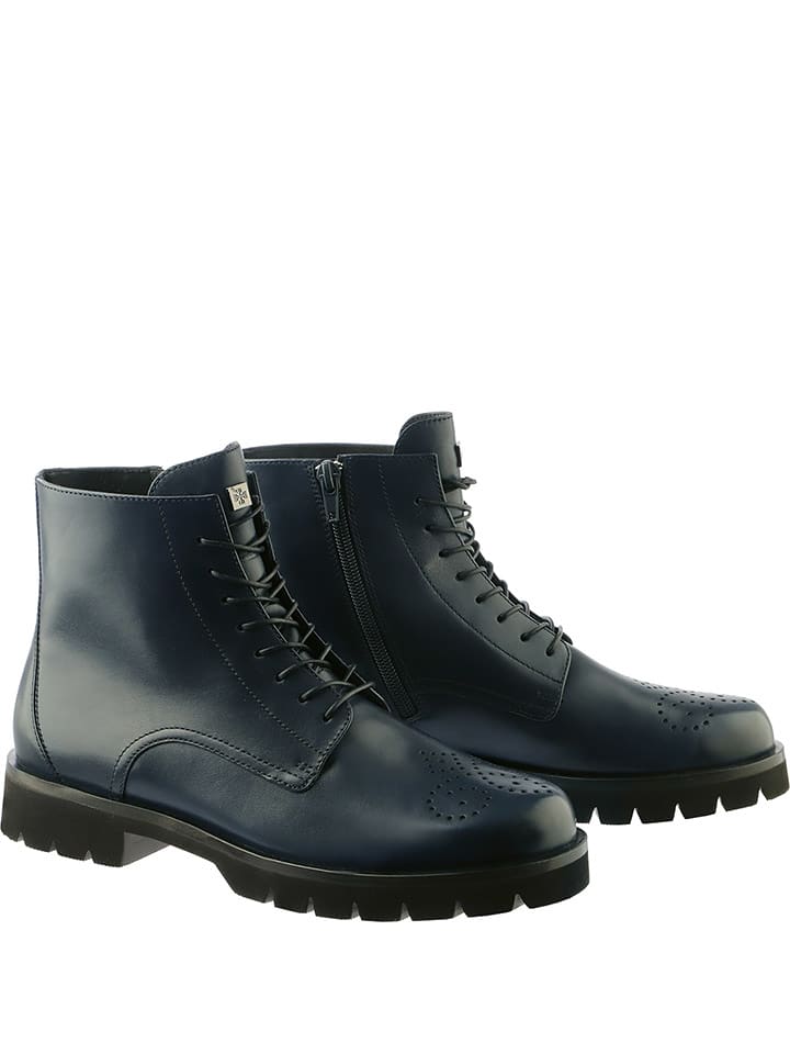 Högl Leder-Boots "Brooklyn" in Dunkelblau - 37
