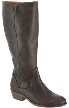 Frye Company Carson Piping Tall Wide Shaft - Womens 9.5 Brown Boot Medium