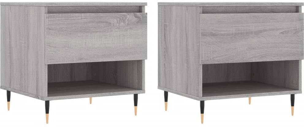 vidaXL Coffee Table with Storage Grey Sonoma