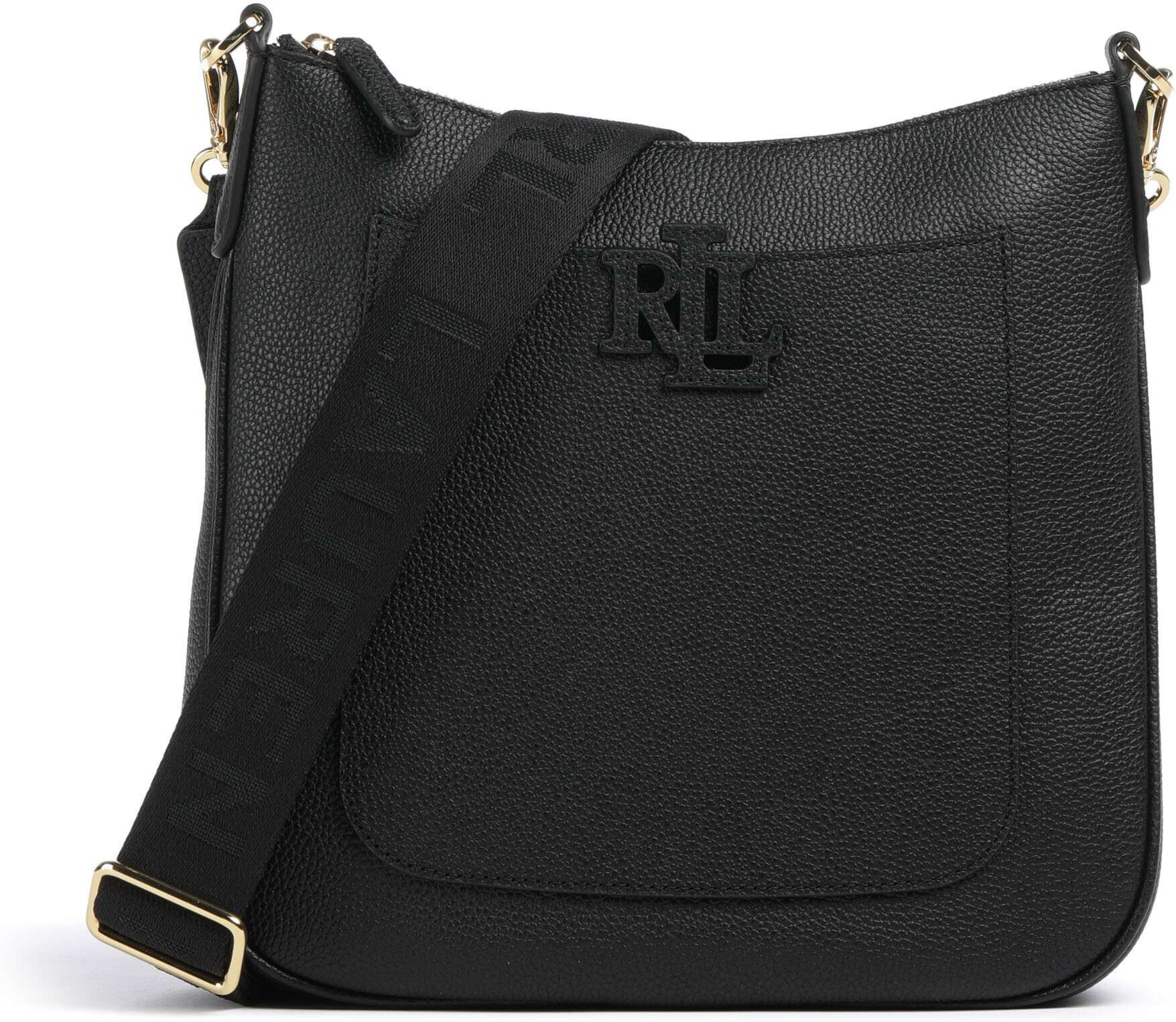 Lauren Ralph Lauren Cameryn 27   Leather Crossbody bag   black