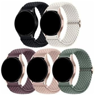 Uplifted Finds Quick Release Braided Loop Strap 18mm 20mm 22mm For Smart Watches 22 Mm black