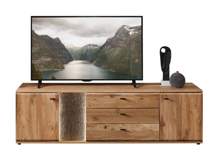 Wohn-Concept Rödemis TV-Unterteil Wildeiche Bianco