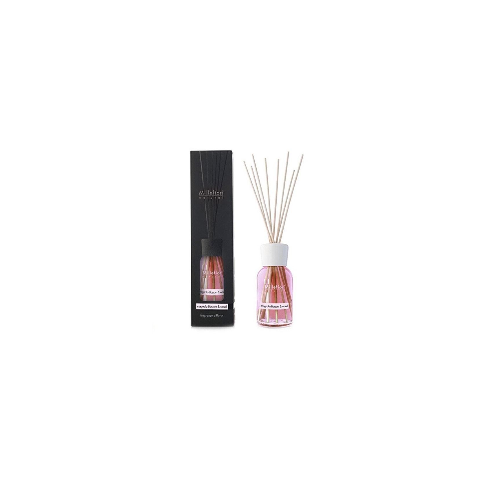 Millefiori Natural Fragrance Diffuser sticks Magnolia Blossom & Wood 250ml