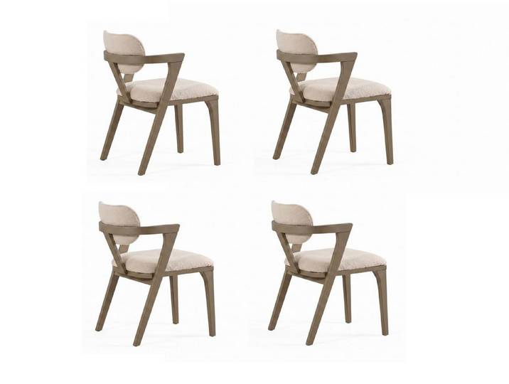 Xlmoebel Esszimmerstuhl Beige Esszimmerstühle im modernen, eleganten Design für Komfort, Made in Europa