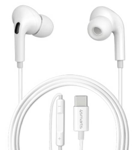 4Smarts Aktives In-Ear Headset Melody Di In Ear Kopfhörer Weiß