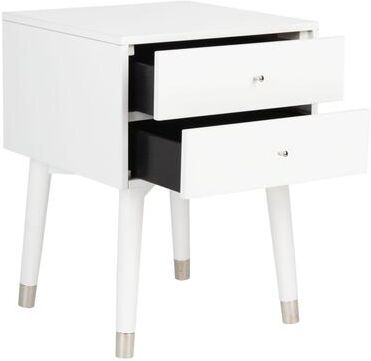 SAFAVIEH Lyla 18-Inch Rubberwood drawer Nightstand, Modern