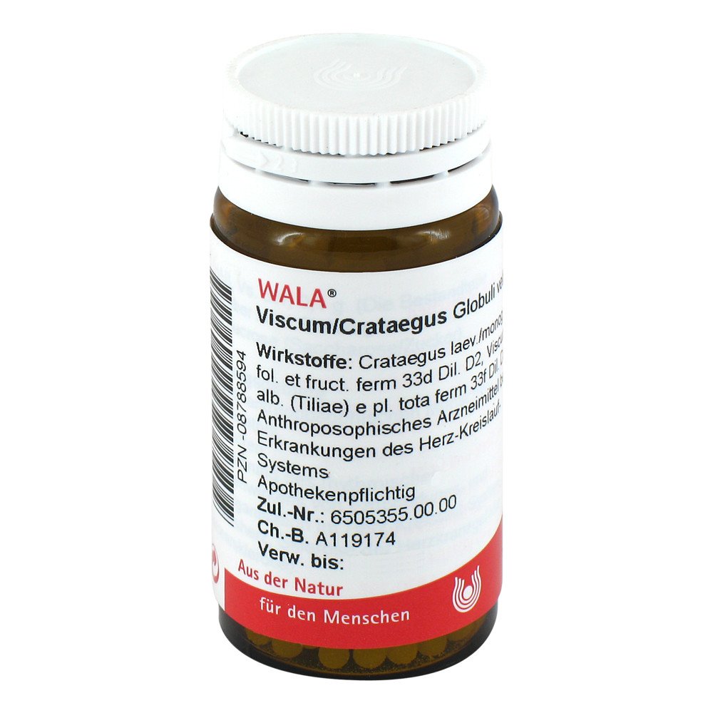 WALA Heilmittel GmbH Viscum Crataegus Globuli 08788594