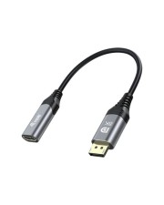 Equip Displayport->HDMI Adapter 1.4 St/Bu 8K/60Hz grau Digital/Display/Video (133446)