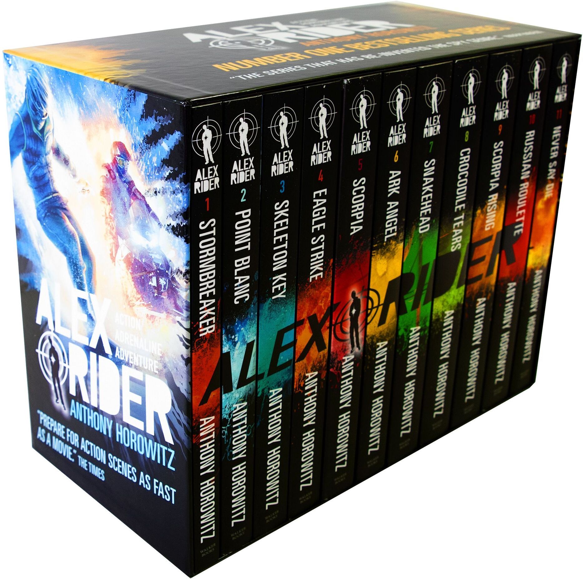 Alex Rider The Complete Missions 11 Books Box Set by Anthony Horowitz - Ages 9-14 - Paperback Walker Books Ltd