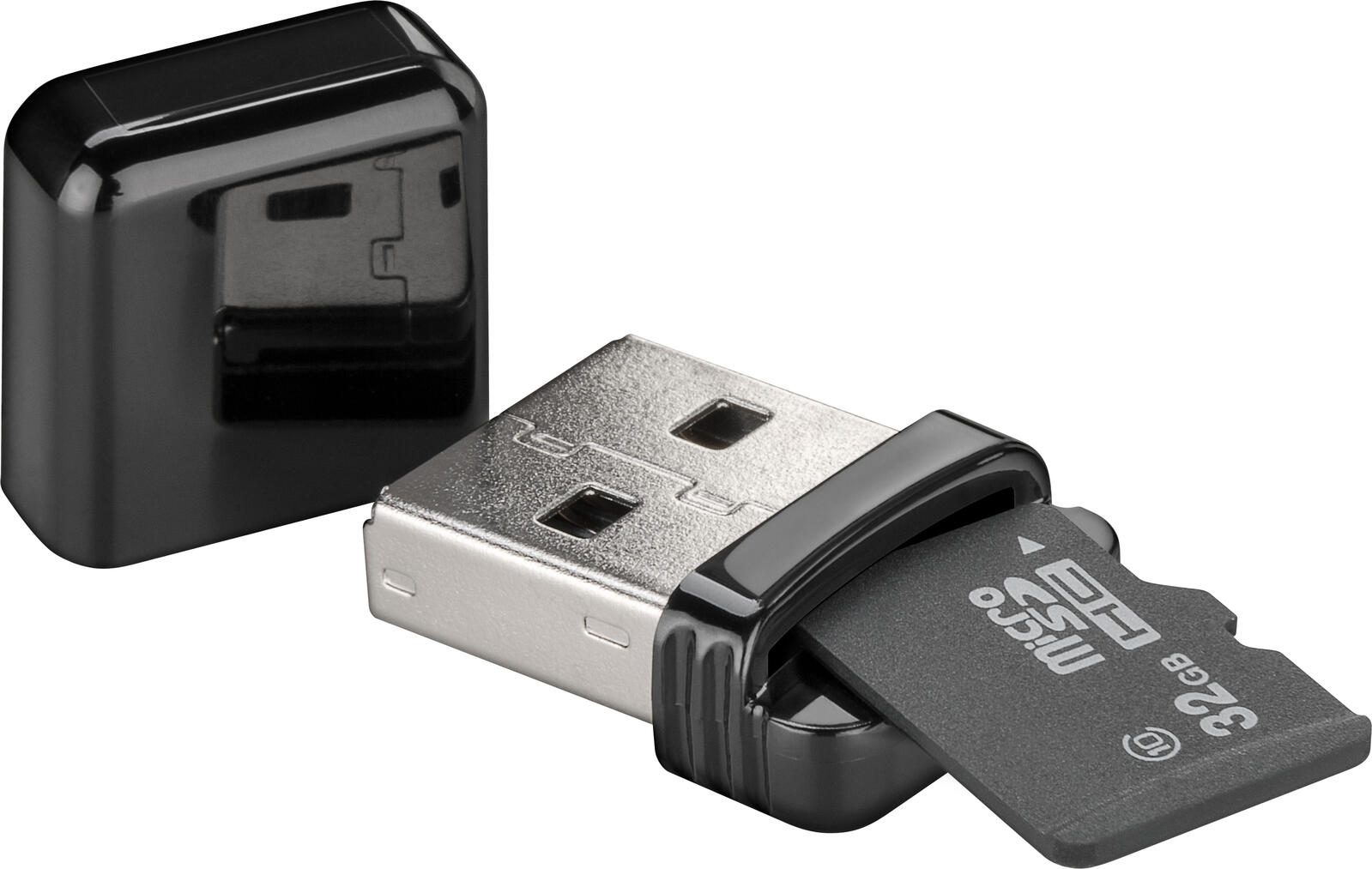 goobay Kartenleser USB 2.0 schwarz 38656