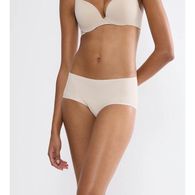 Panty TRIUMPH "Body Make-Up Illusion", Damen, Gr. 44, beige (satin cream), Microtouch, Obermaterial: 80% Polyamid, 20% Polyester, körpernah, Unterhosen Panty, nahtlos, Microfaser, weicher Bund, geprägtes Logo