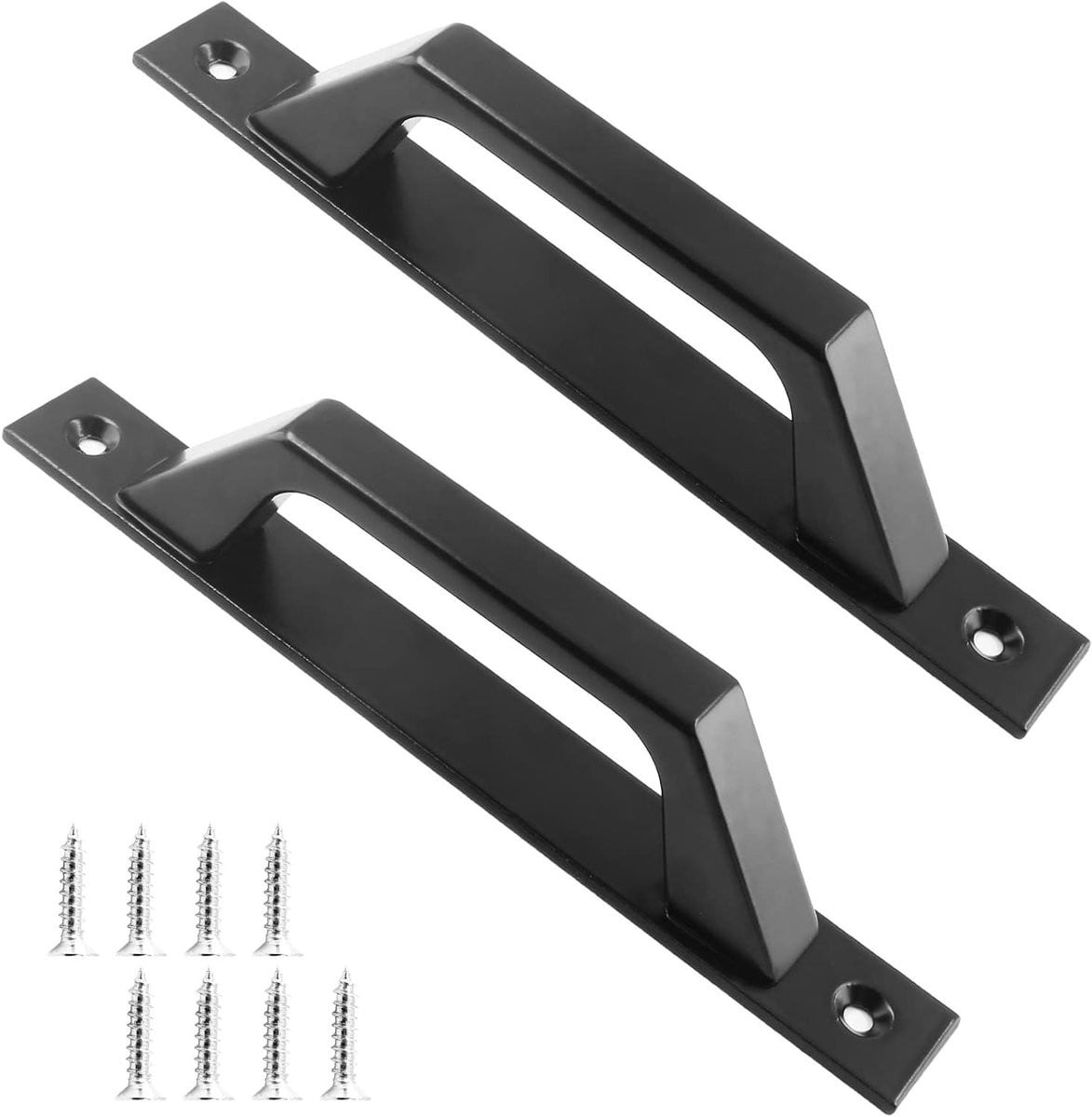 Zwarte aluminium schuifdeur handgrepen van 20 cm voor meubels